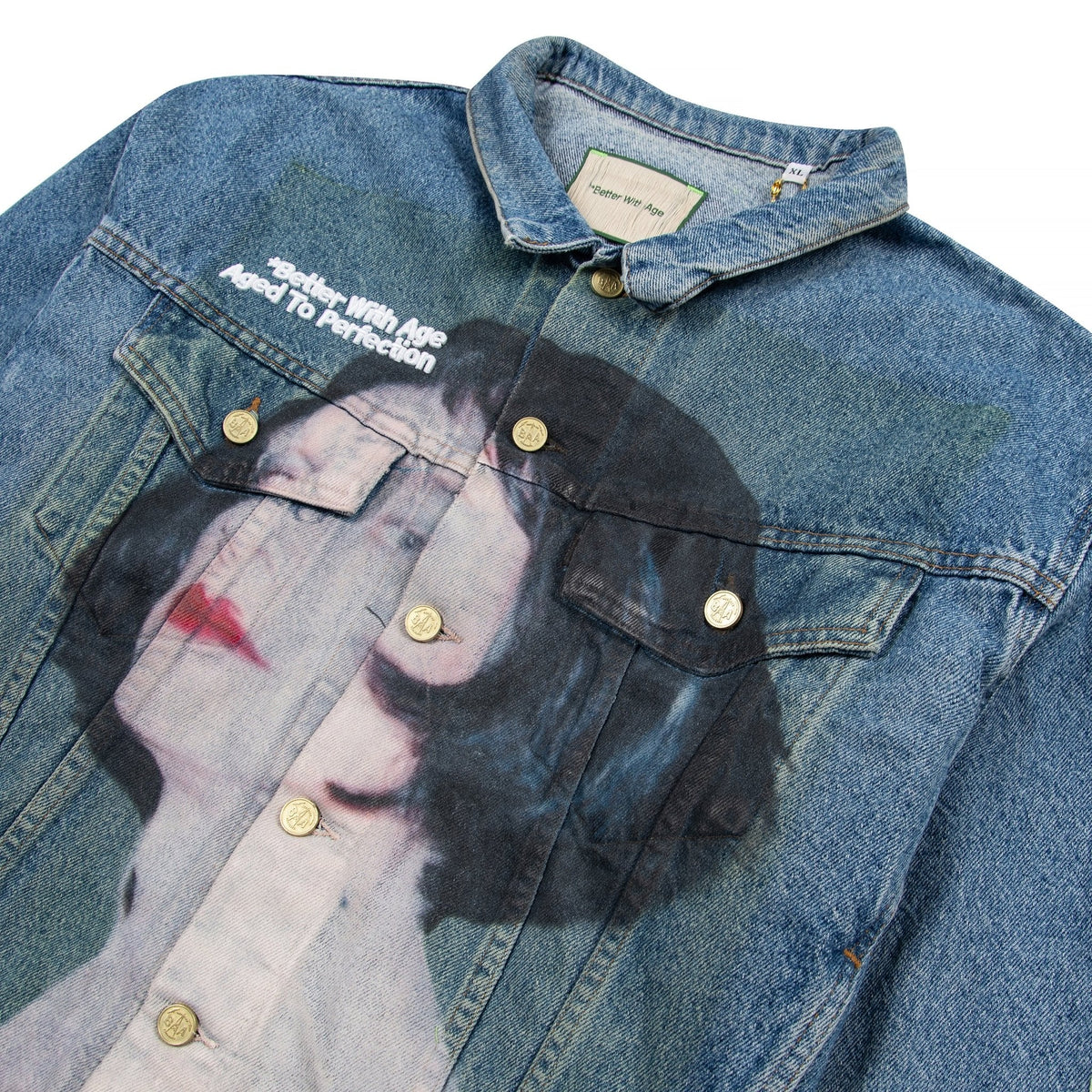 Brandy Denim Jacket | Medium Wash product image 3, provided for visual reference and product detail review
