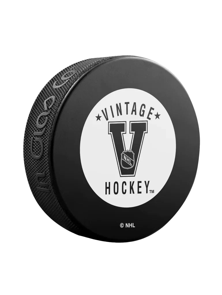 Chicago Blackhawks NHL Inglasco Vintage Souvenirs Hockey Puck product image 2, provided for visual reference and product