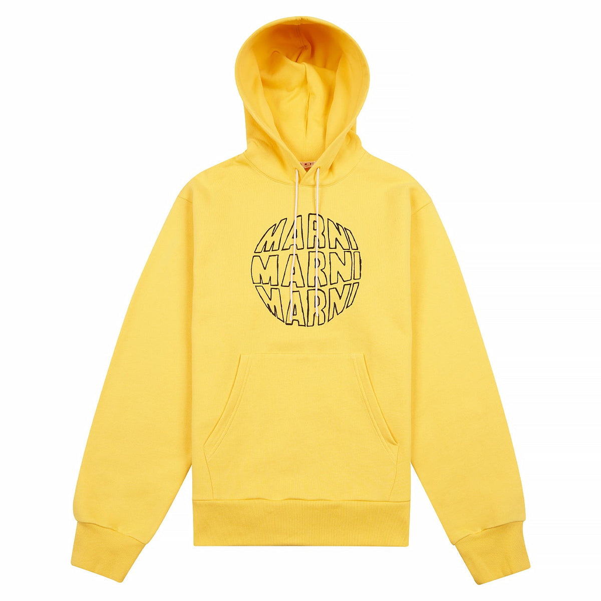Circular Logo Hoodie | Maize product image 1, provided for visual reference and product detail review