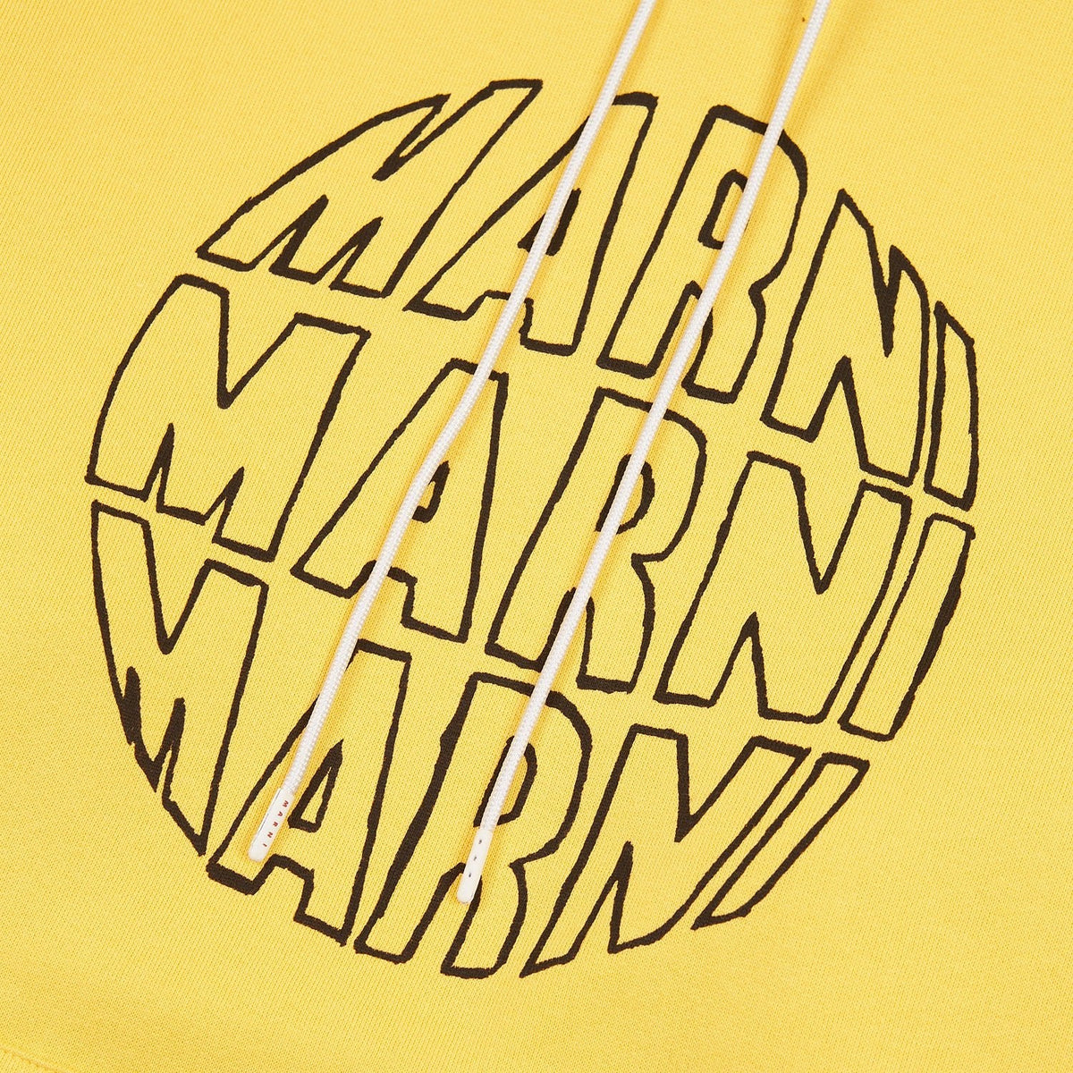 Circular Logo Hoodie | Maize product image 2, provided for visual reference and product detail review