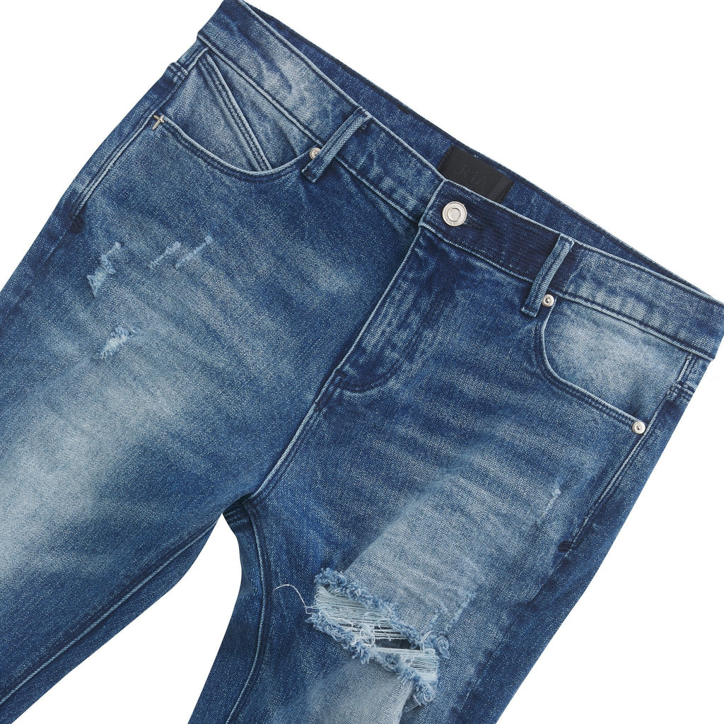 Clayton Medium Wash Distressed Denim product image 2, provided for visual reference and product detail review
