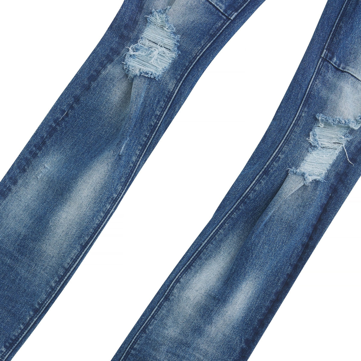 Clayton Medium Wash Distressed Denim product image 3, provided for visual reference and product detail review