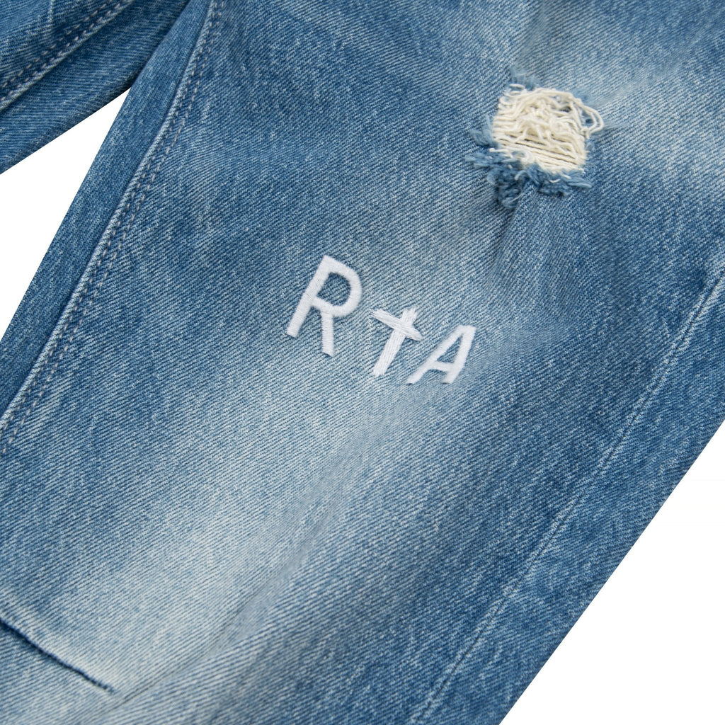 Clayton Ripped Denim Blue product image 2, provided for visual reference and product detail review