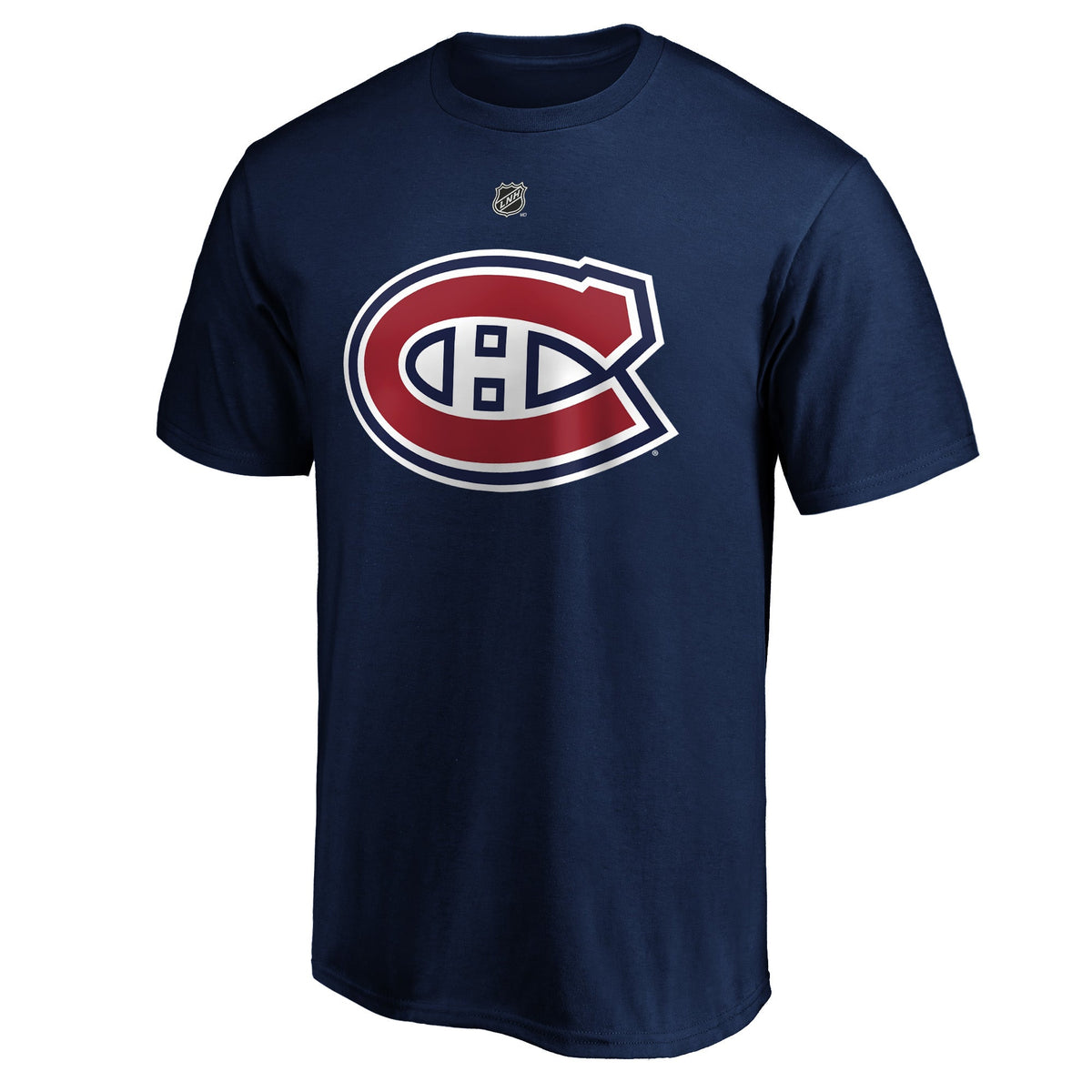 Cole Caufield Montreal Canadiens NHL Fanatics Branded Men Navy 13 Authentic T-Shirt product image 2, provided for visual