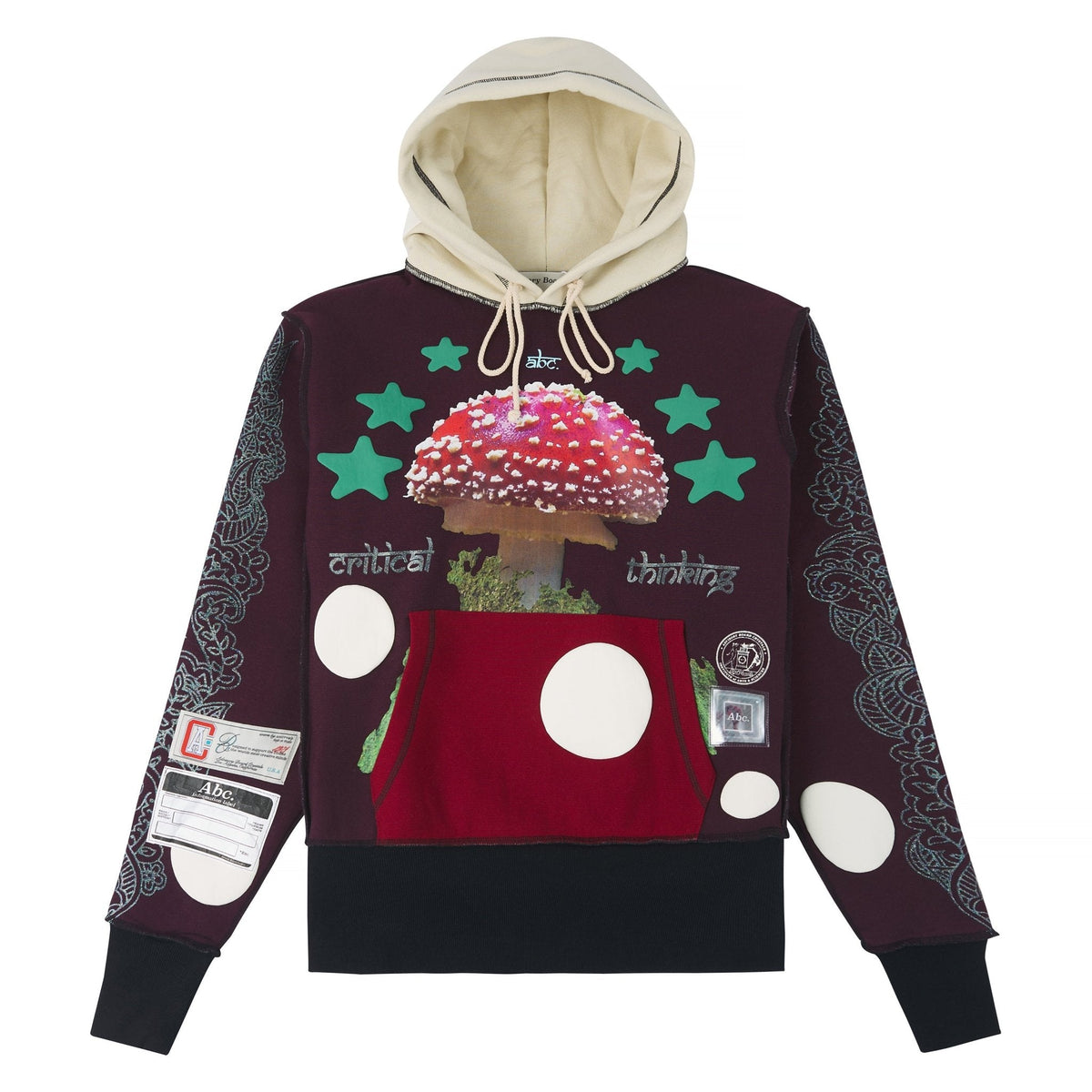 Critical Thought Hoodie | Brown product image 1, provided for visual reference and product detail review