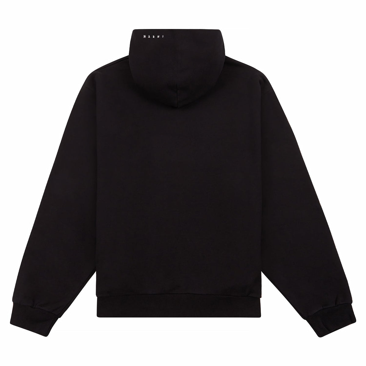 Cuffs Brushed Hoodie | Black product image 4, provided for visual reference and product detail review