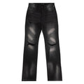 Denis Flared Black Distressed Denim product image 1, provided for visual reference and product detail review