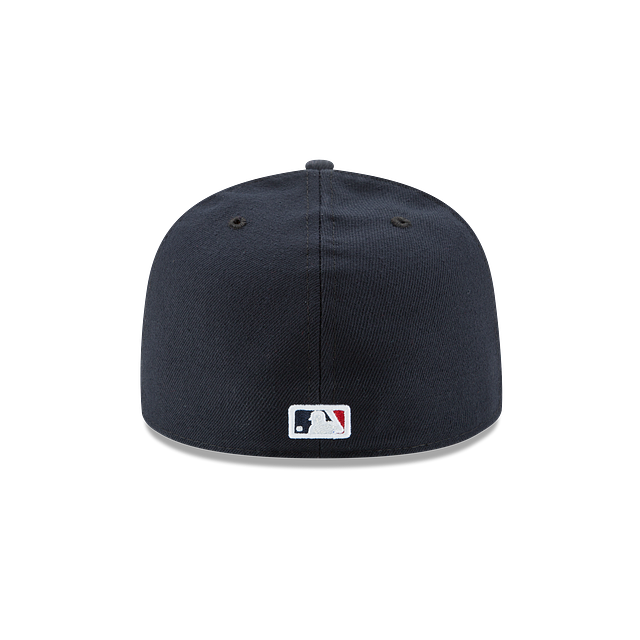 Atlanta Braves MLB New Era Men Navy 59Fifty Authentic Collection On Field Road Fitted Hat product image 2, provided for