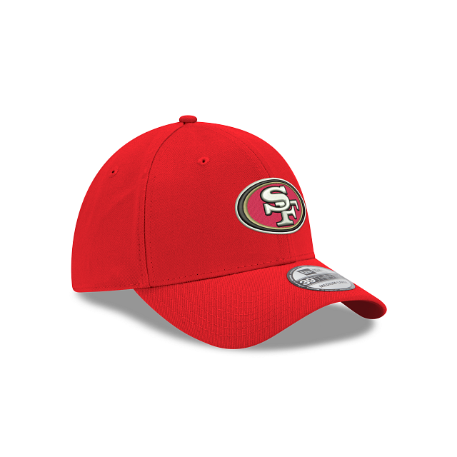 San Francisco 49ers NFL New Era Men Red 39Thirty Team Classic Stretch Fit Hat product image 4, provided for visual reference