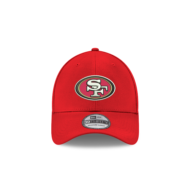 San Francisco 49ers NFL New Era Men Red 39Thirty Team Classic Stretch Fit Hat product image 3, provided for visual reference