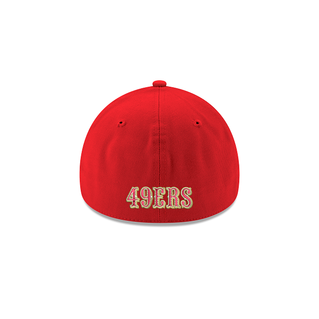 San Francisco 49ers NFL New Era Men Red 39Thirty Team Classic Stretch Fit Hat product image 2, provided for visual reference
