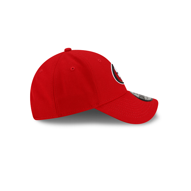 San Francisco 49ers NFL New Era Men Red 9Forty The League Adjustable Hat product image 4, provided for visual reference and