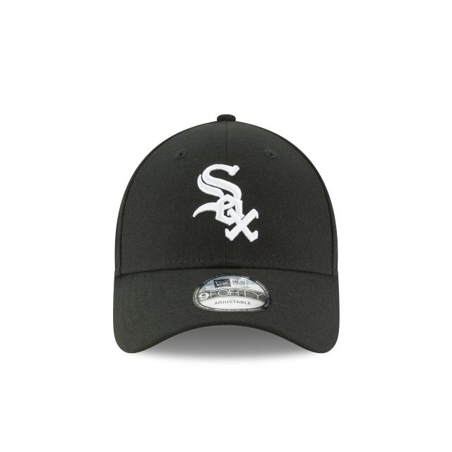 Chicago White Sox MLB New Era Youth Black 9Forty League Adjustable Hat product image 5, provided for visual reference and
