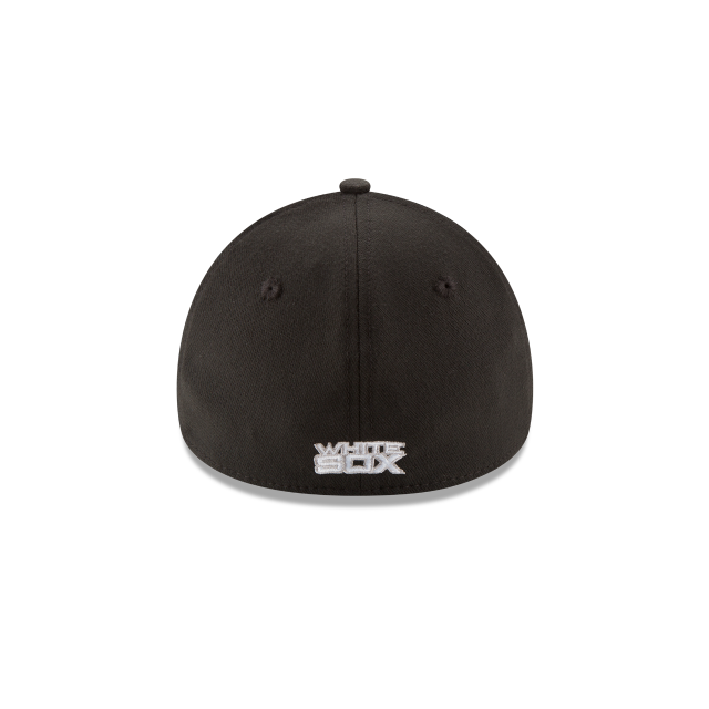 Chicago White Sox MLB New Era Men Black 39Thirty Team Classic Stretch Fit Hat product image 2, provided for visual reference