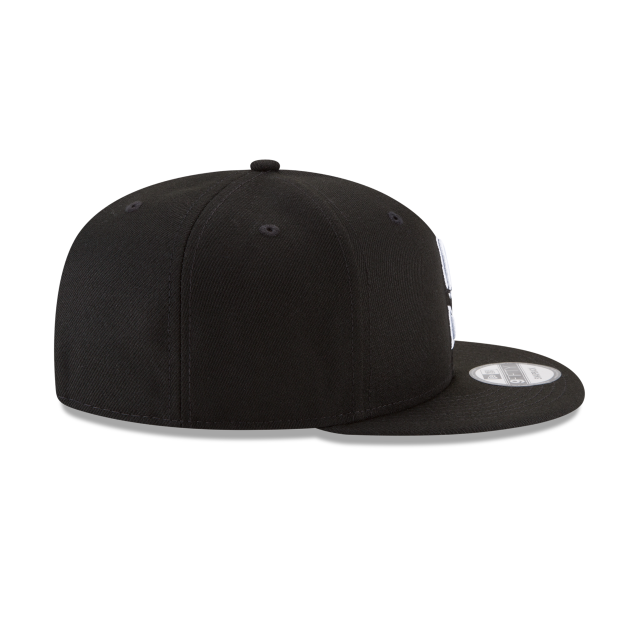 Seattle Mariners MLB New Era Men Black White 9Fifty Basic Snapback product image 3, provided for visual reference and