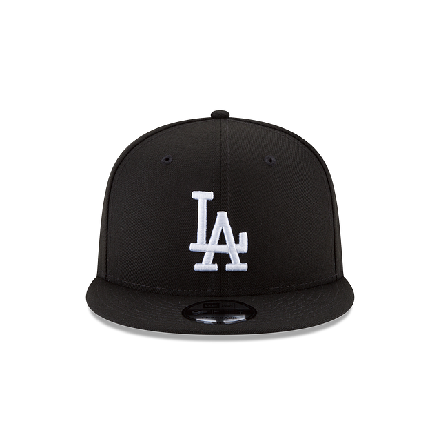 Los Angeles Dodgers MLB New Era Men Black White 9Fifty Basic Snapback product image 5, provided for visual reference and