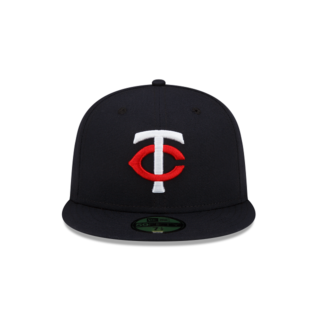 Minnesota Twins MLB New Era Men Navy 59Fifty Authentic Collection Home Fitted Hat product image 7, provided for visual
