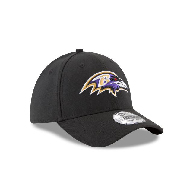 Baltimore Ravens NFL New Era Men Black 39Thirty Team Classic Stretch Fit Hat product image 6, provided for visual reference