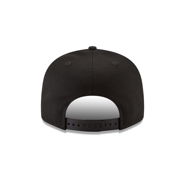 Texas Rangers MLB New Era Men Black White 9Fifty Basic Snapback product image 2, provided for visual reference and product