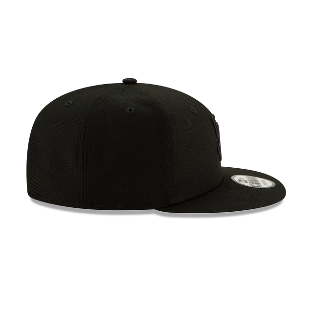San Diego Padres MLB New Era Men Black on Black 9Fifty Basic Snapback product image 3, provided for visual reference and