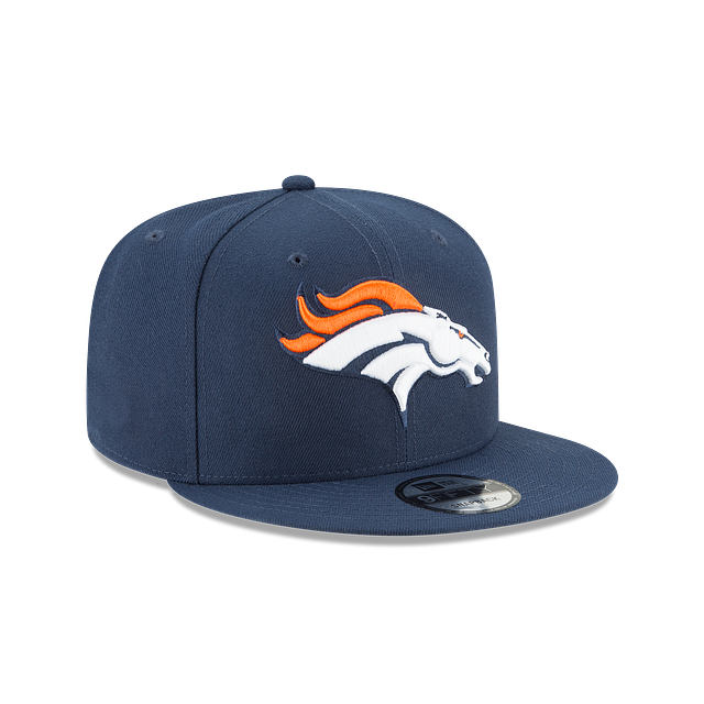 Denver Broncos NFL New Era Men Oceanside Blue 9Fifty Basic Snapback product image 4, provided for visual reference and