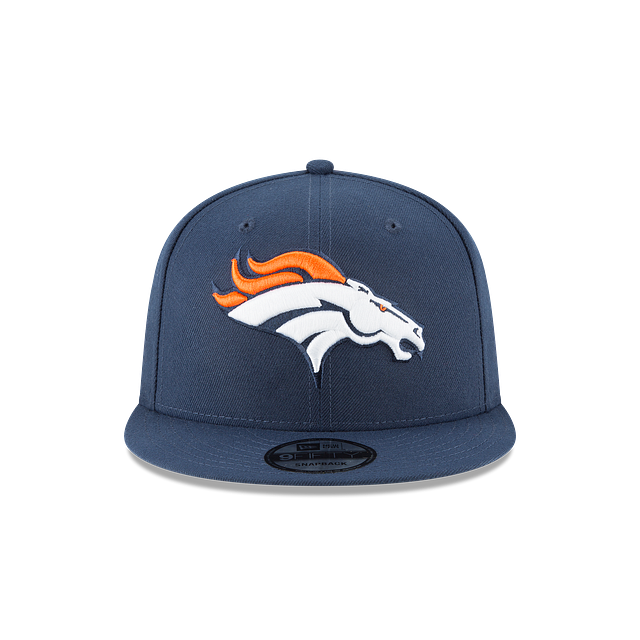 Denver Broncos NFL New Era Men Oceanside Blue 9Fifty Basic Snapback product image 3, provided for visual reference and