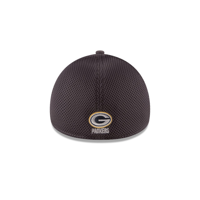 Green Bay Packers NFL New Era Men Grey 39Thirty Grayed Out Neo 2 Stretch Fit Hat product image 2, provided for visual