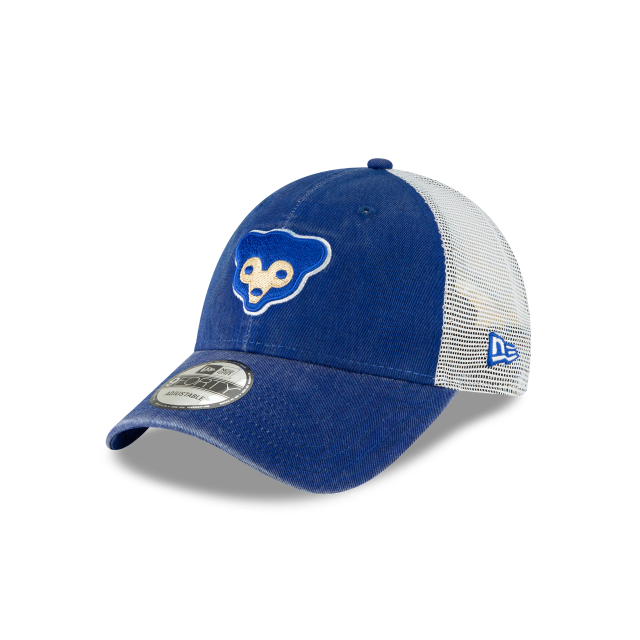 Chicago Cubs MLB New Era Men Navy 9Forty Cooperstown 1969 Washed Trucker Adjustable Hat product image 1, provided for visual