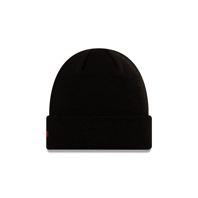 Ottawa RedBlacks CFL New Era Men Black Raised Cuff Knit Hat product image 2, provided for visual reference and product