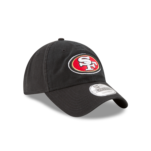 San Francisco 49ers NFL New Era Men Black 9Twenty Core Classic Adjustable Hat product image 6, provided for visual reference