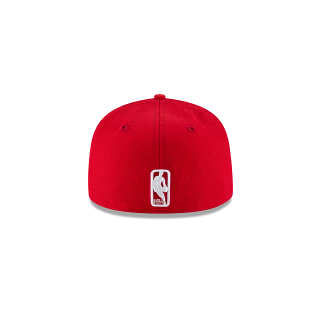Atlanta Hawks NBA New Era Youth Red 59Fifty Basic Fitted Hat product image 2, provided for visual reference and product