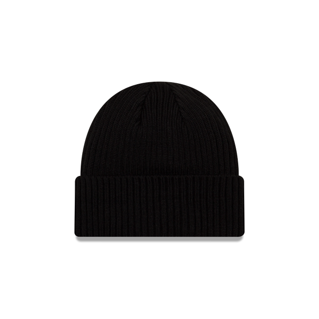 Chicago Bulls NBA New Era Men Black Core Classic Cuff Knit Beanie product image 2, provided for visual reference and product