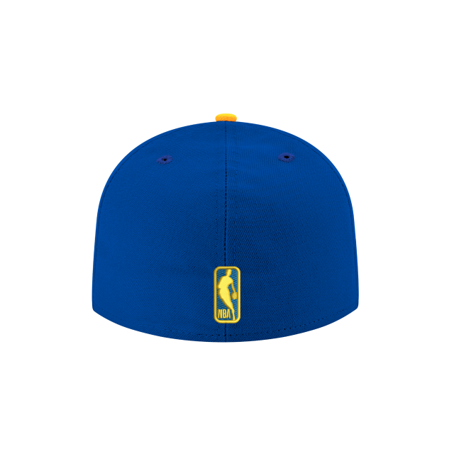Golden State Warriors NBA New Era Men Royal/Yellow 59Fifty Two Tone Fitted Hat product image 2, provided for visual