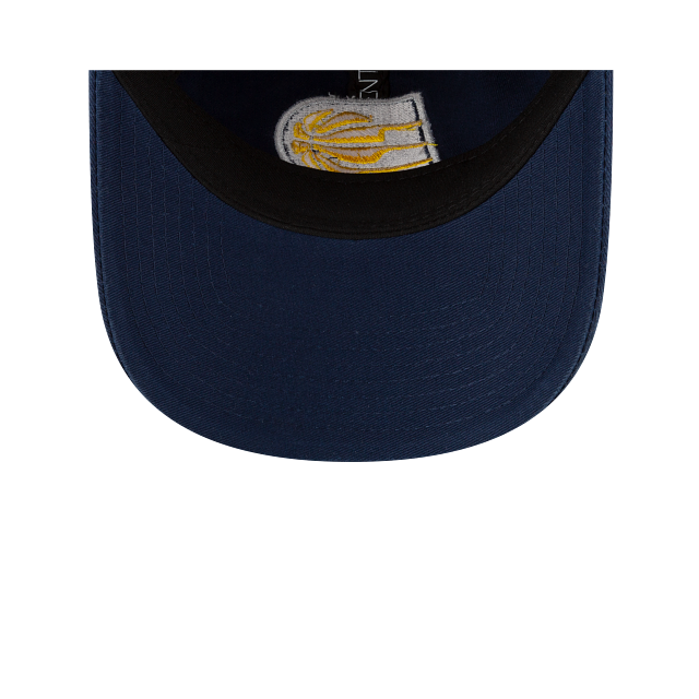 Indiana Pacers NBA New Era Men Navy 9Twenty Core Classic Adjustable Hat product image 5, provided for visual reference and