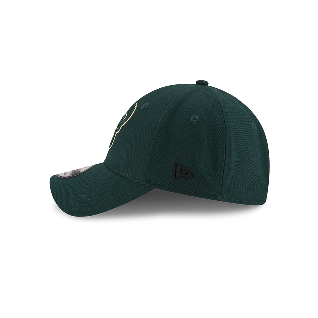 Milwaukee Bucks NBA New Era Men Green 9Forty The League Adjustable Hat product image 5, provided for visual reference and