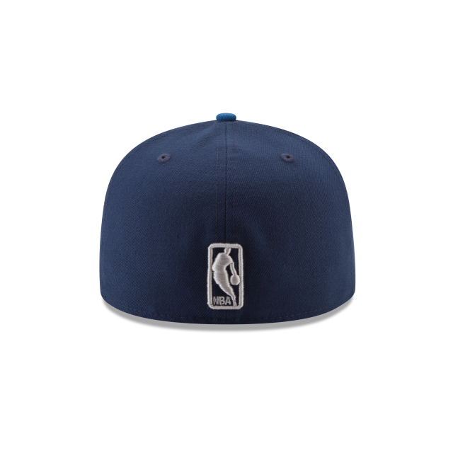 Minnesota Timberwolves NBA New Era Men Navy/Royal 59Fifty Two Tone Fitted Hat product image 2, provided for visual reference