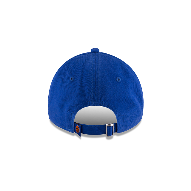 New York Knicks NBA New Era Men Royal 9Twenty Core Classic Adjustable Hat product image 2, provided for visual reference and