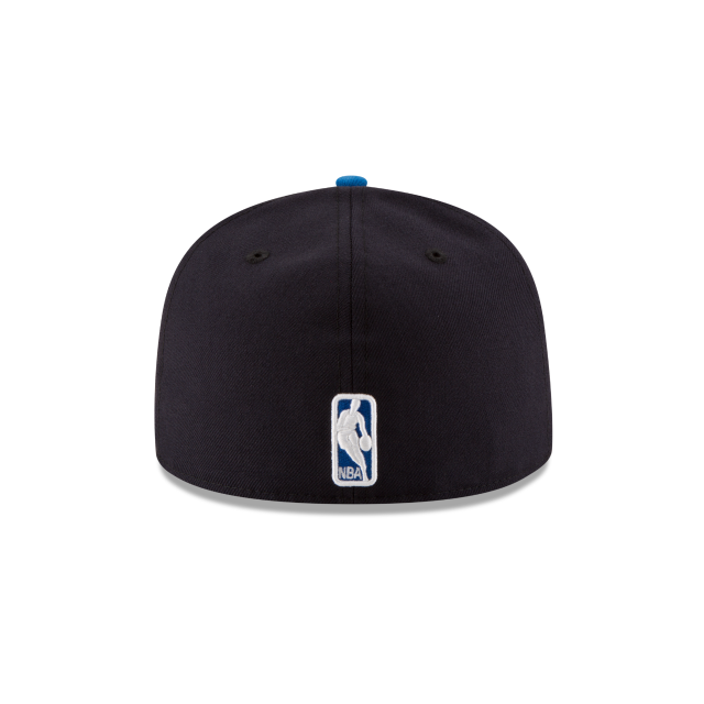 Oklahoma City Thunder NBA New Era Men Navy/Blue 59Fifty Two Tone Fitted Hat product image 2, provided for visual reference