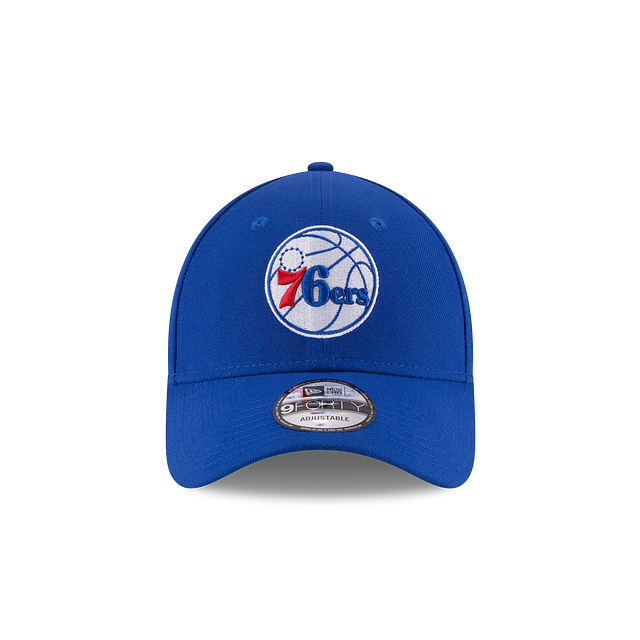 Philadelphia 76ers NBA New Era Men Royal 9Forty The League Adjustable Hat product image 5, provided for visual reference and