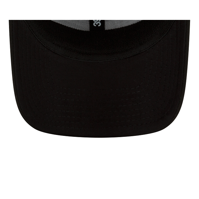 Utah Jazz NBA New Era Men Black/White 39Thirty Team Classic Stretch Fit Hat product image 3, provided for visual reference