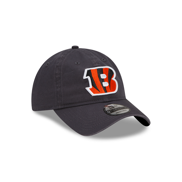 Cincinnati Bengals NFL New Era Men Grey 9Twenty Core Classic Adjustable Hat product image 7, provided for visual reference