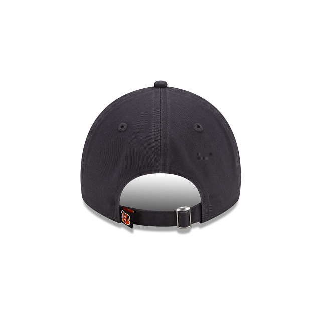 Cincinnati Bengals NFL New Era Men Grey 9Twenty Core Classic Adjustable Hat product image 2, provided for visual reference