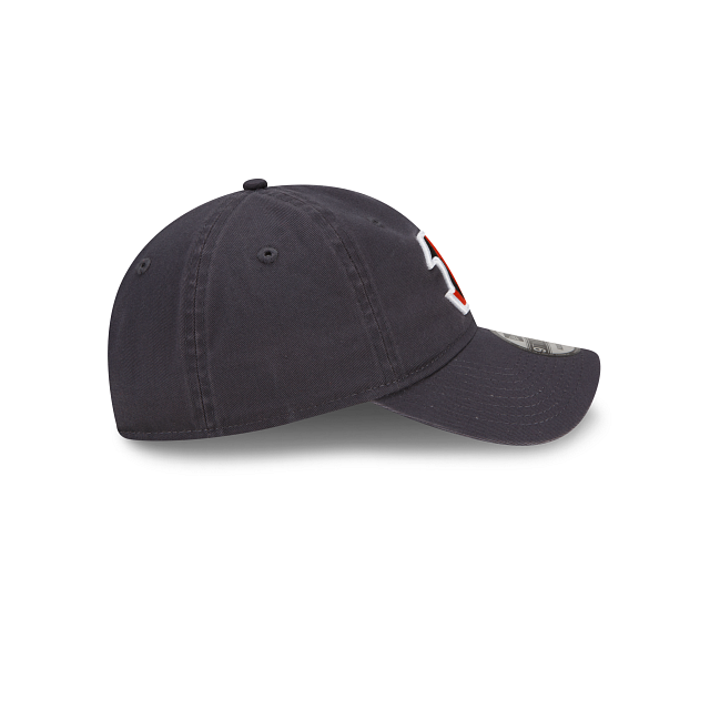 Cincinnati Bengals NFL New Era Men Grey 9Twenty Core Classic Adjustable Hat product image 4, provided for visual reference
