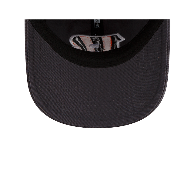Cincinnati Bengals NFL New Era Men Grey 9Twenty Core Classic Adjustable Hat product image 3, provided for visual reference
