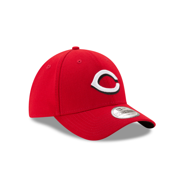 Cincinnati Reds MLB New Era Men Red 39Thirty Team Classic Stretch Fit Hat product image 6, provided for visual reference and
