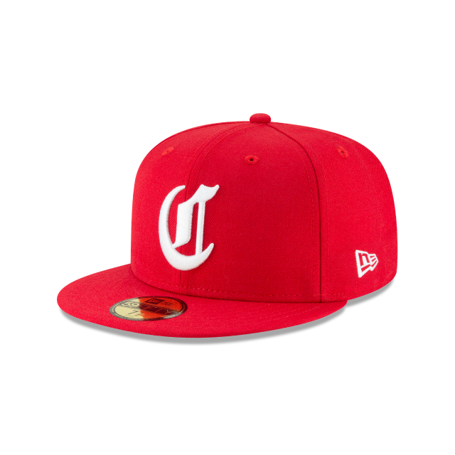 Cincinnati Reds MLB New Era Men Red 59Fifty Cooperstown Wool 1869 Logo Fitted Hat product image 1, provided for visual