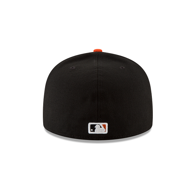 Baltimore Orioles MLB New Era Men White Orange 59Fifty Authentic Collection Home Fitted Hat product image 2, provided for