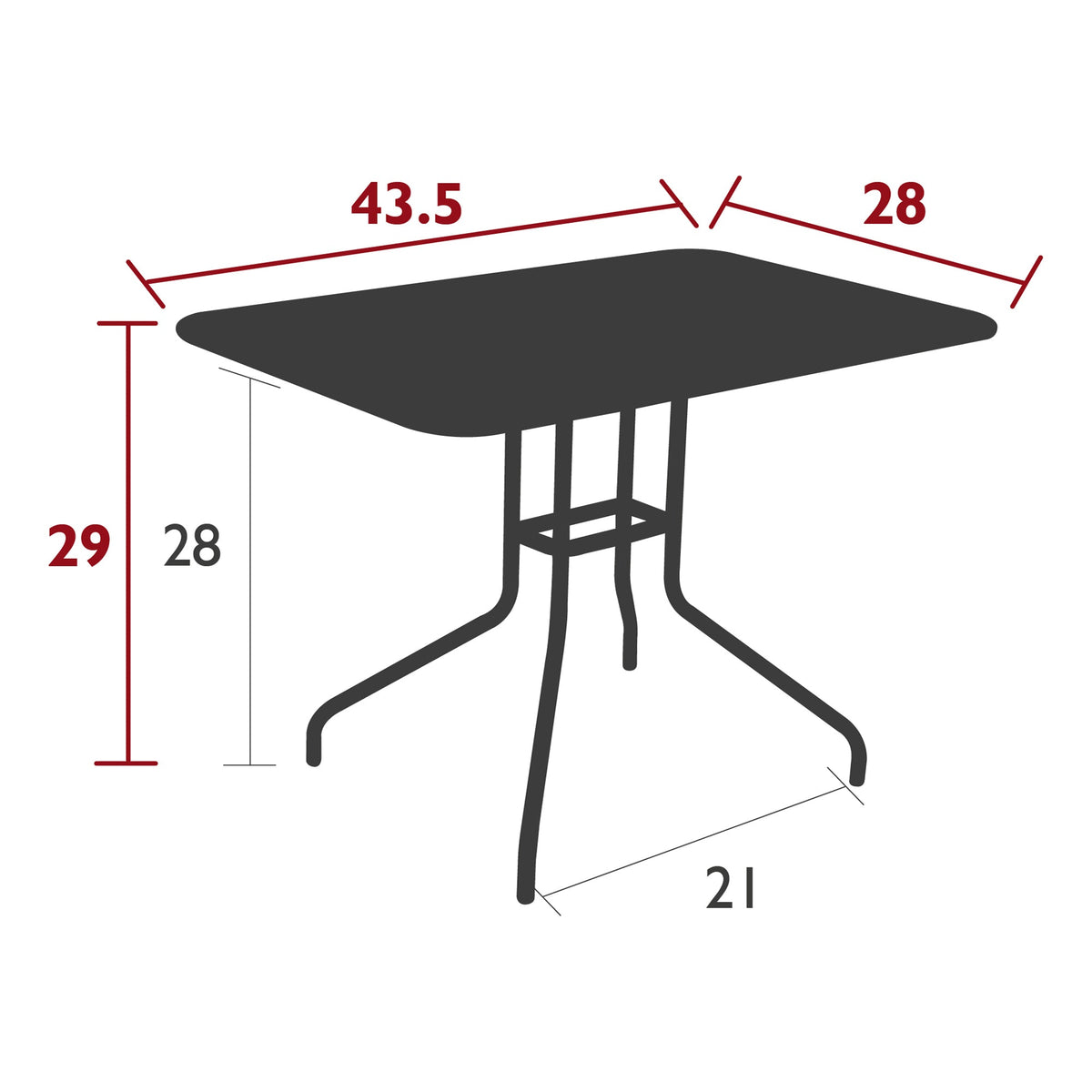 Petale Folding Table