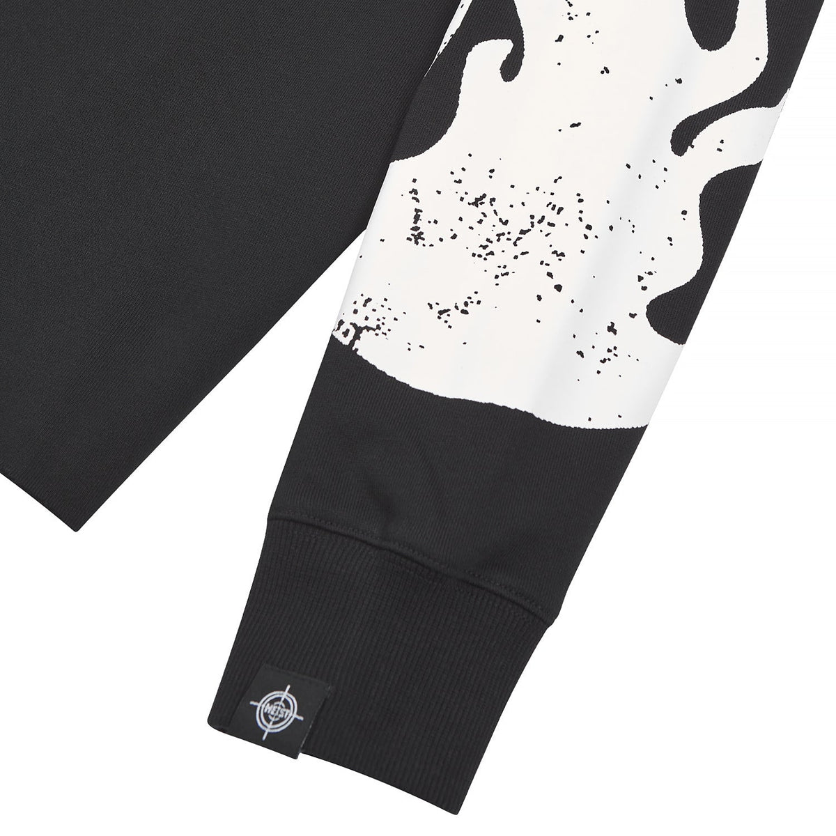 Flames Hoodie | Black product image 5, provided for visual reference and product detail review