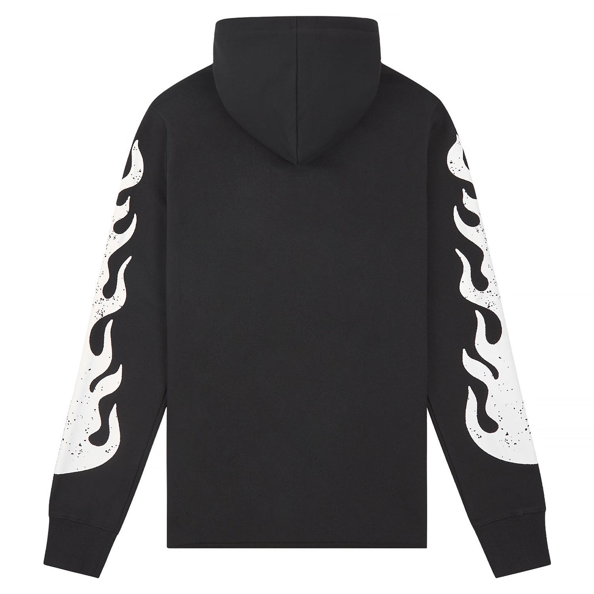Flames Hoodie | Black product image 2, provided for visual reference and product detail review
